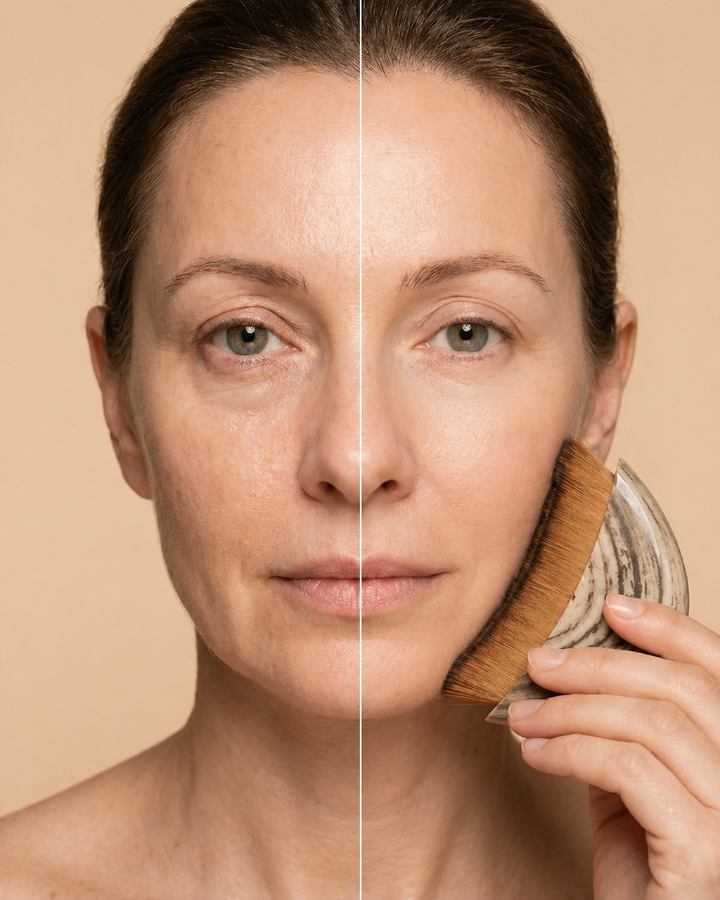 Brosse de Drainage Lymphatique Visage